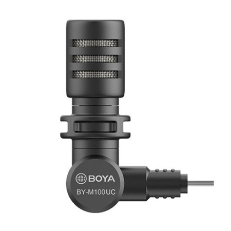 Всенаправленный конденсаторный микрофон для смартфона BOYA BY-M100UC