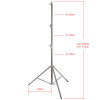 Cтойка студийная 2,8м ProLighting PLQ-LS280SS
