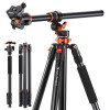 Штатив алюмінієвий K&F Concept T254A7+BH-28L, max 10kg, h 230cm (KF09.119)