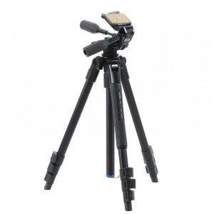 Штатив Slik Pro AL-324 HD II с 3-сторонней панорамной головкой с эффектом жидкости Slik SH-737HD